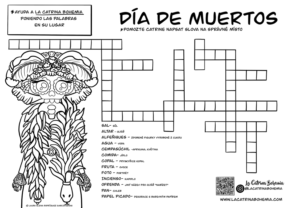 ¡Desafía tu Mente con Nuestro Crucigrama Especial para el Día de Muert