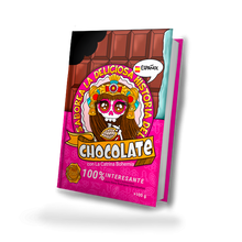 Cargar imagen en el visor de la galería, Libro para niños "Saborea la deliciosa historia del chocolate con La Catrina Bohemia".