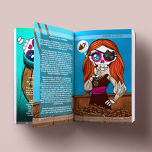 Cargar imagen en el visor de la galería, Ilustrated book for kids Taste the Delicious History of Chocolate with La Catrina Bohemia
