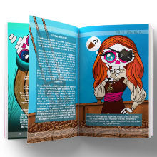 Cargar imagen en el visor de la galería, Libro para niños "Saborea la deliciosa historia del chocolate con La Catrina Bohemia".