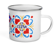 Cargar imagen en el visor de la galería, MUG ENAMELED  AMOR ETERNO