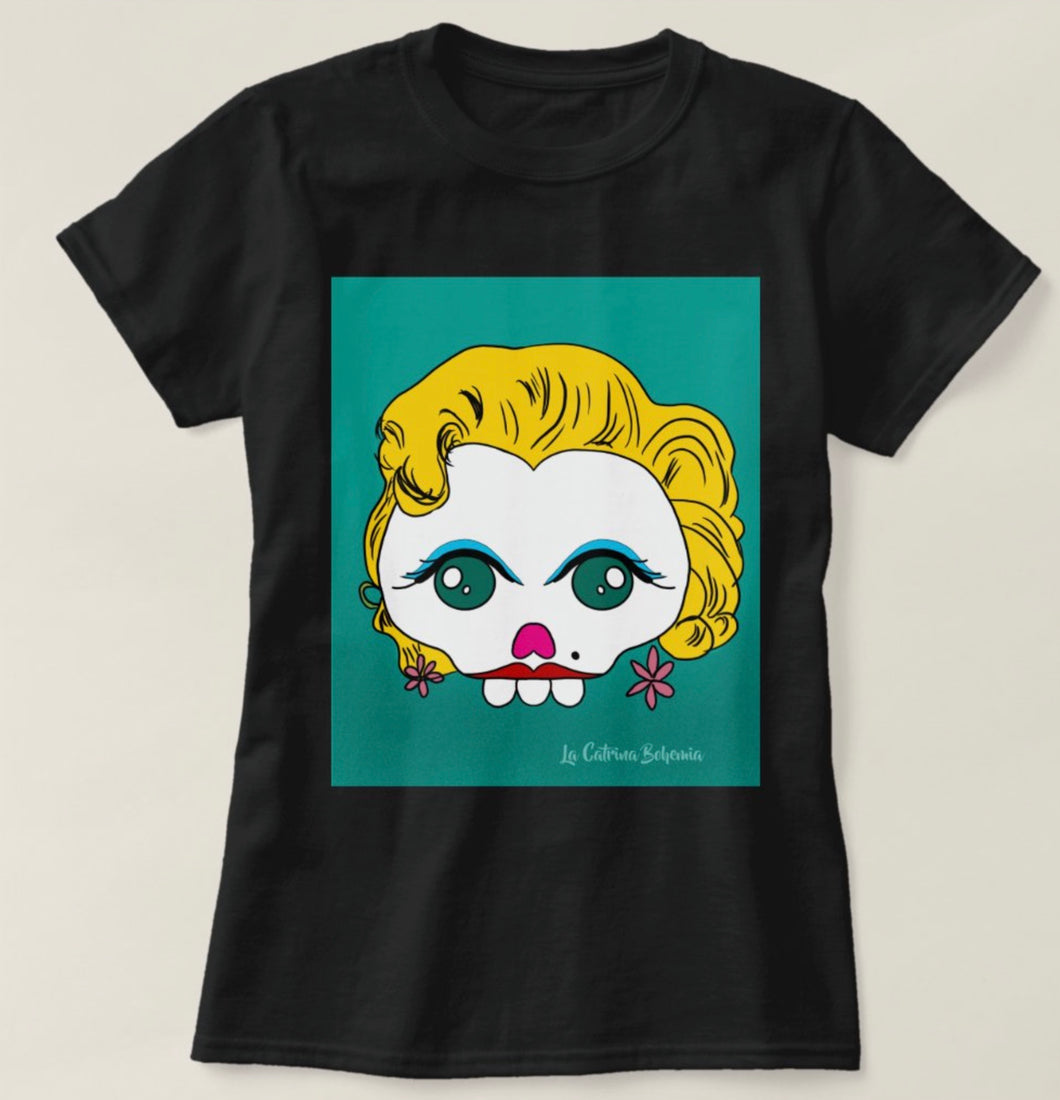 Black T-shirt Catrina Bohemia Marilyn